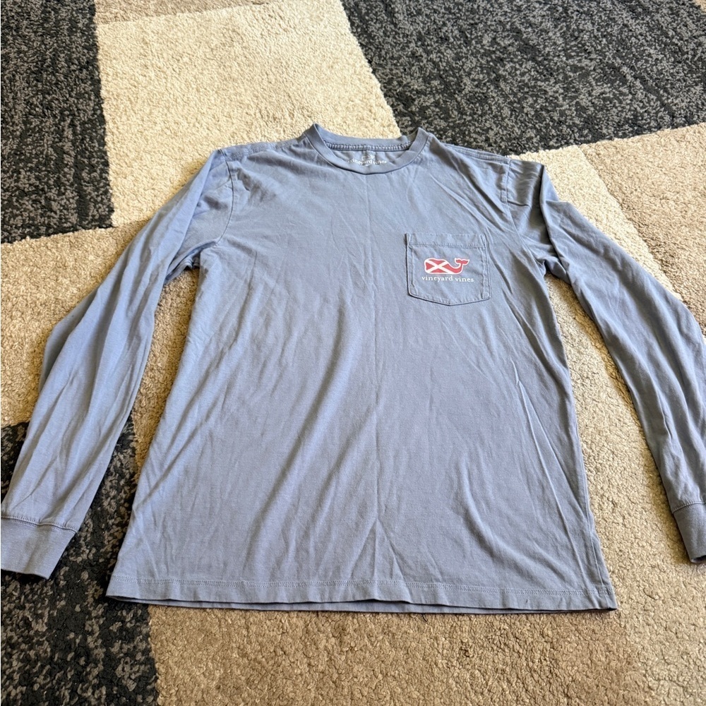 Vineyard Vines Light Blue Long Sleeve Tee